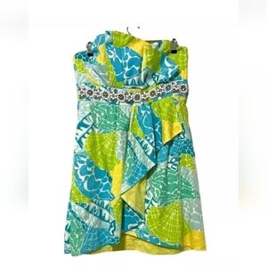 Lilly Pulitzer strapless dress